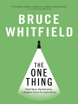 cover image of The One Thing